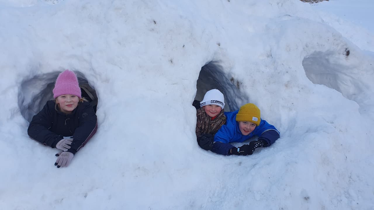 Snjórennibrautagarður á Hvanneyri