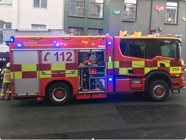 Heimsókn frá Slökkviliði Borgarfjarðar