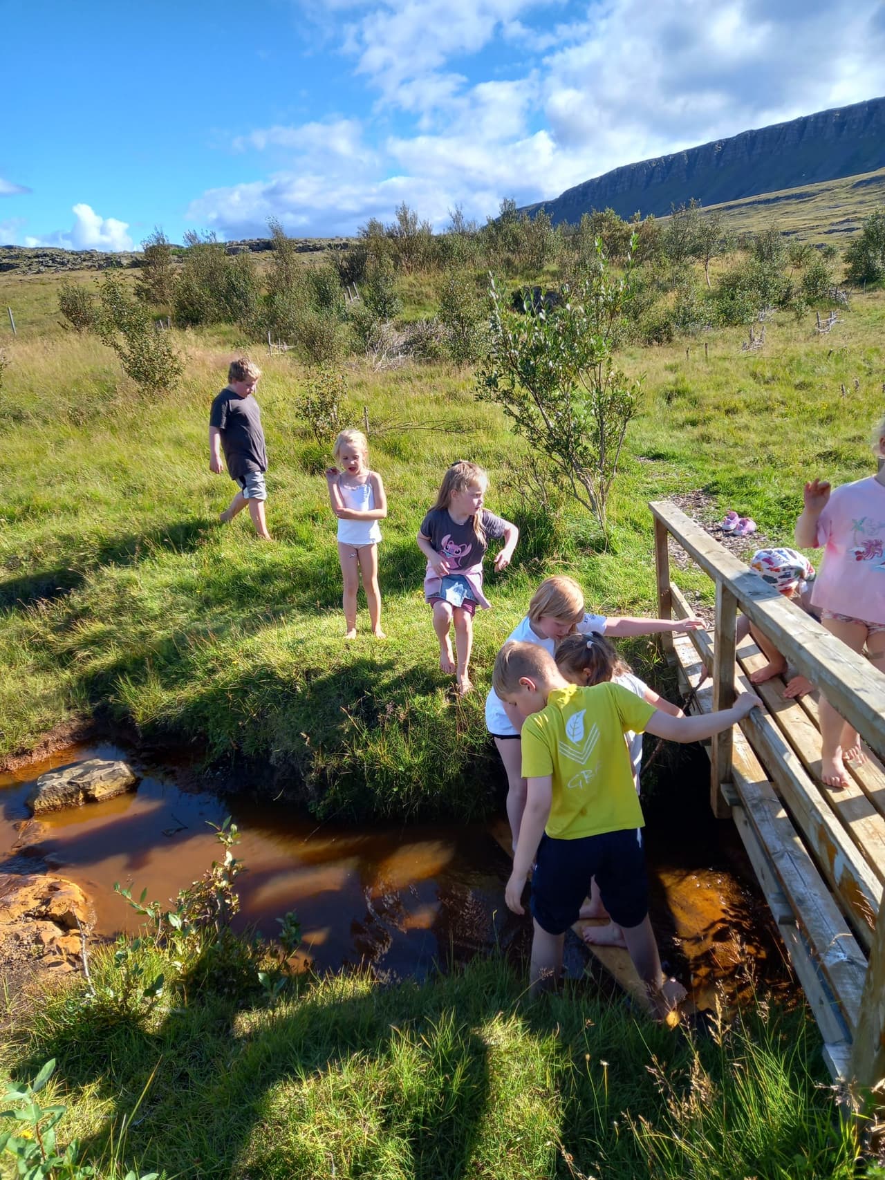 Útikennsla á yngsta stigi á Kljr