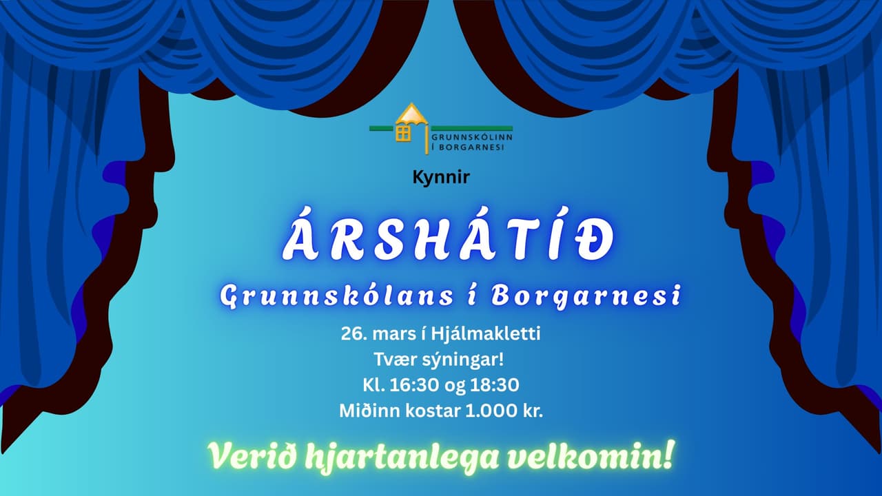 Árshátíð Grunnskólans í Borgarnesi