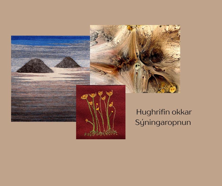 HUGHRIFIN OKKAR – sýningaropnun laugardaginn 17. maí, kl. 14:00