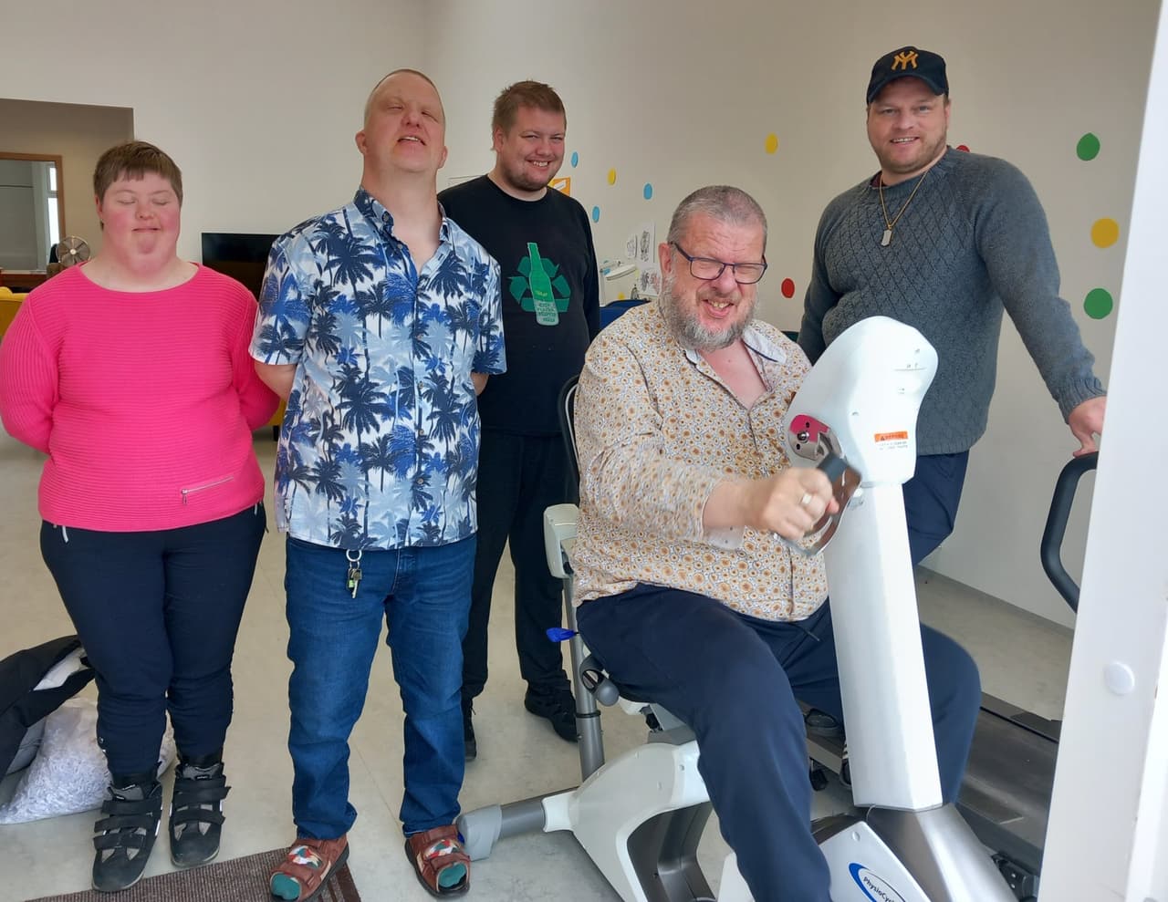 Aldan festir kaup á æfingahjóli þökk sé framlag Spinnigal.