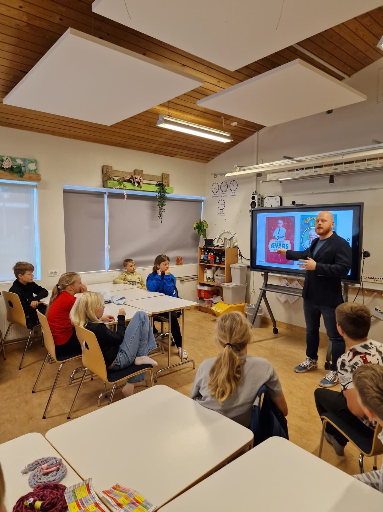 Ævar Þór Benediktsson í heimsókn